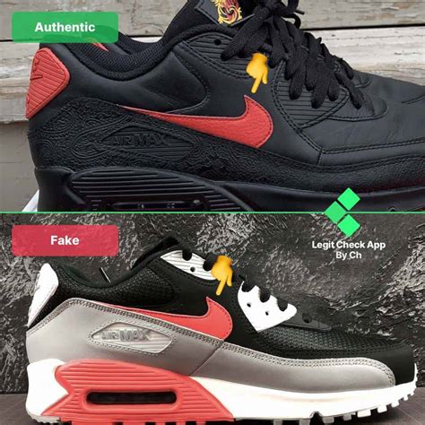 how to tell if nike air max 90 are fake